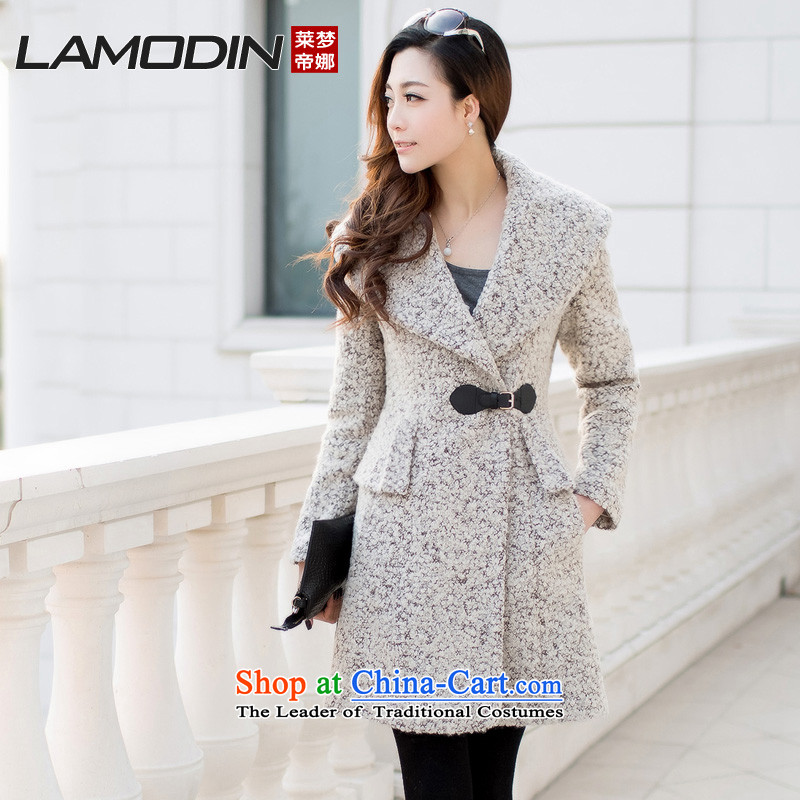 2013 Autumn and winter coats lamodin gross? in the medium to long term in Europe and America)? coats of Sau San leisure? coats navy gross upgrade m-165,lamodin,,, shopping on the Internet