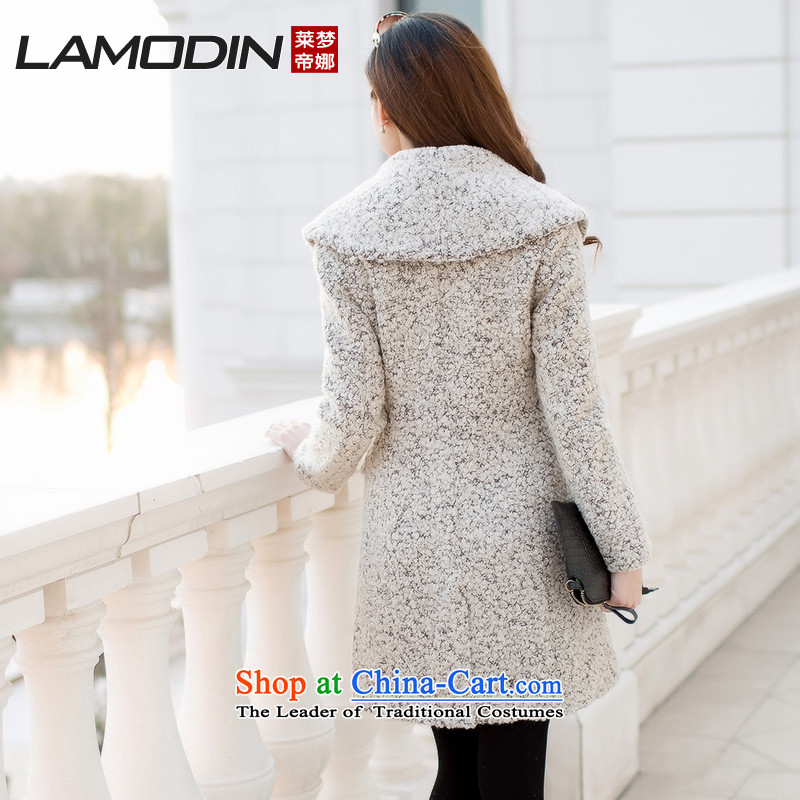 2013 Autumn and winter coats lamodin gross? in the medium to long term in Europe and America)? coats of Sau San leisure? coats navy gross upgrade m-165,lamodin,,, shopping on the Internet