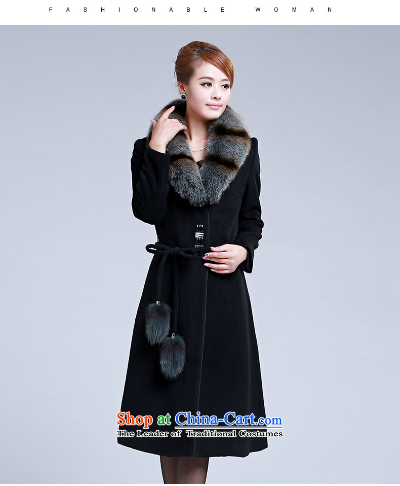 Ancient Andean imported large fox gross for XL Graphics thin High wool Sau San lint-free woolen coat female jacket long jacket coat for women and color pictures, prices, XXXL brand platters! The elections are supplied in the national character of distribution, so action, buy now enjoy more preferential! As soon as possible.