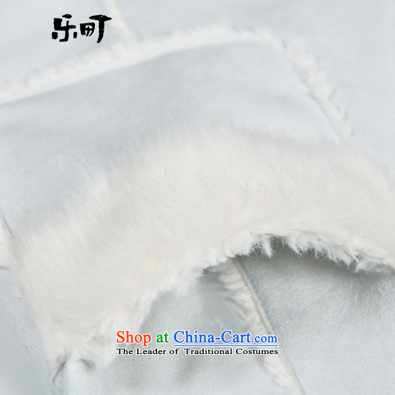 Lok-machi 2015 winter clothing new date of female flip fur long coats CWBB44304 blue , L, Lok-machi , , , shopping on the Internet