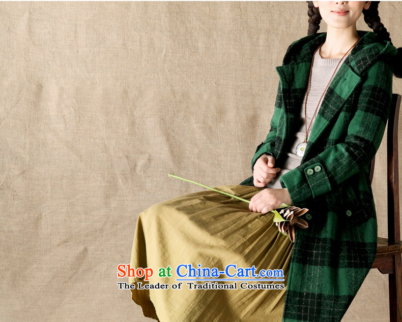 Athena Chu Cayman 2015 Spring New Long large compartments with cap wool overcoats female elections?- 8343200615 dark green S picture, prices, brand platters! The elections are supplied in the national character of distribution, so action, buy now enjoy more preferential! As soon as possible.