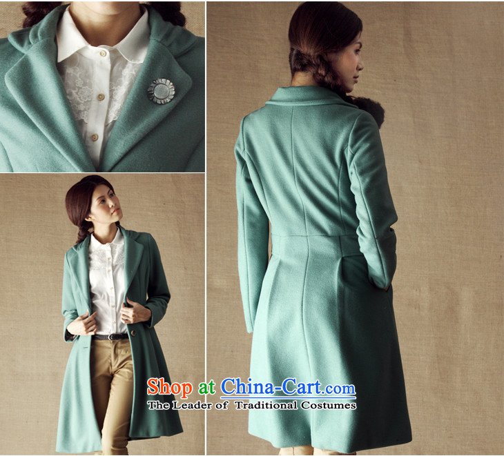 Athena Chu Cayman Women 2013 winter clothing suit for simple long hair a jacket [8343200139- MOSS green S picture, prices, brand platters! The elections are supplied in the national character of distribution, so action, buy now enjoy more preferential! As soon as possible.