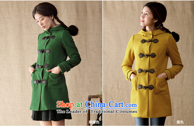 Athena Chu Cayman 2014 new) long cap Gross Gross Jacket coat it? [8343200281 female health green L photo, prices, brand platters! The elections are supplied in the national character of distribution, so action, buy now enjoy more preferential! As soon as possible.