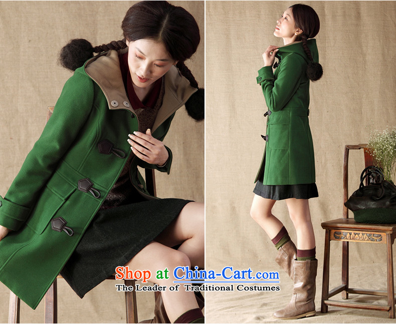 Athena Chu Cayman 2014 new) long cap Gross Gross Jacket coat it? [8343200281 female health green L photo, prices, brand platters! The elections are supplied in the national character of distribution, so action, buy now enjoy more preferential! As soon as possible.