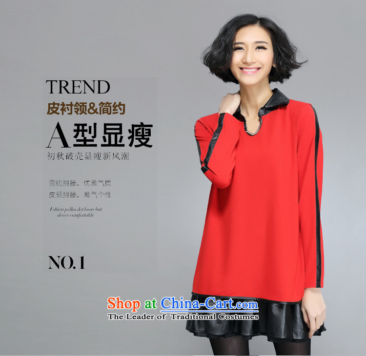 Sarah ya 2015 new ultra large leather lining for spell code series 0357 skirt red 3XL picture, prices, brand platters! The elections are supplied in the national character of distribution, so action, buy now enjoy more preferential! As soon as possible.