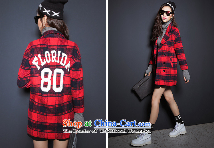 (Non-dual 12 7- Pearl Gross 2015 winter coats? the new Scottish tartan coats of female red L code - Casual version picture, prices, brand platters! The elections are supplied in the national character of distribution, so action, buy now enjoy more preferential! As soon as possible.