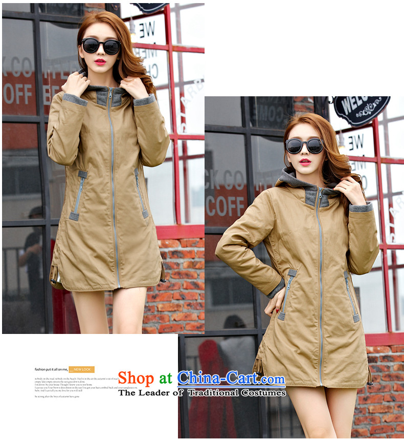 2015 Autumn Elbaradei Mak load new larger female thick mm windbreaker. Long cotton thick cotton-plus increased female 80582 card its XXL picture, prices, brand platters! The elections are supplied in the national character of distribution, so action, buy now enjoy more preferential! As soon as possible.