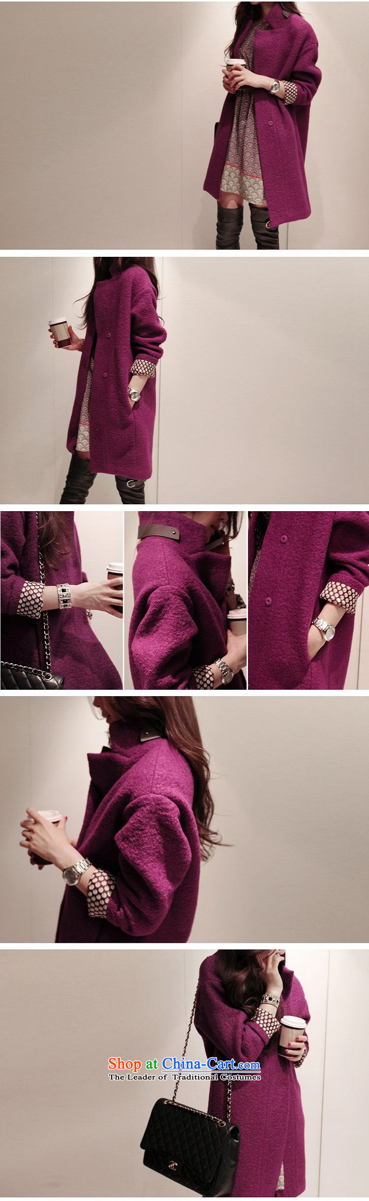 Also known 2015 autumn and winter female new Korean loose fit a wool coat female fashion, long dark jacket T9055 deduction of wool? S recommendations 85-105 purple catty picture, prices, brand platters! The elections are supplied in the national character of distribution, so action, buy now enjoy more preferential! As soon as possible.