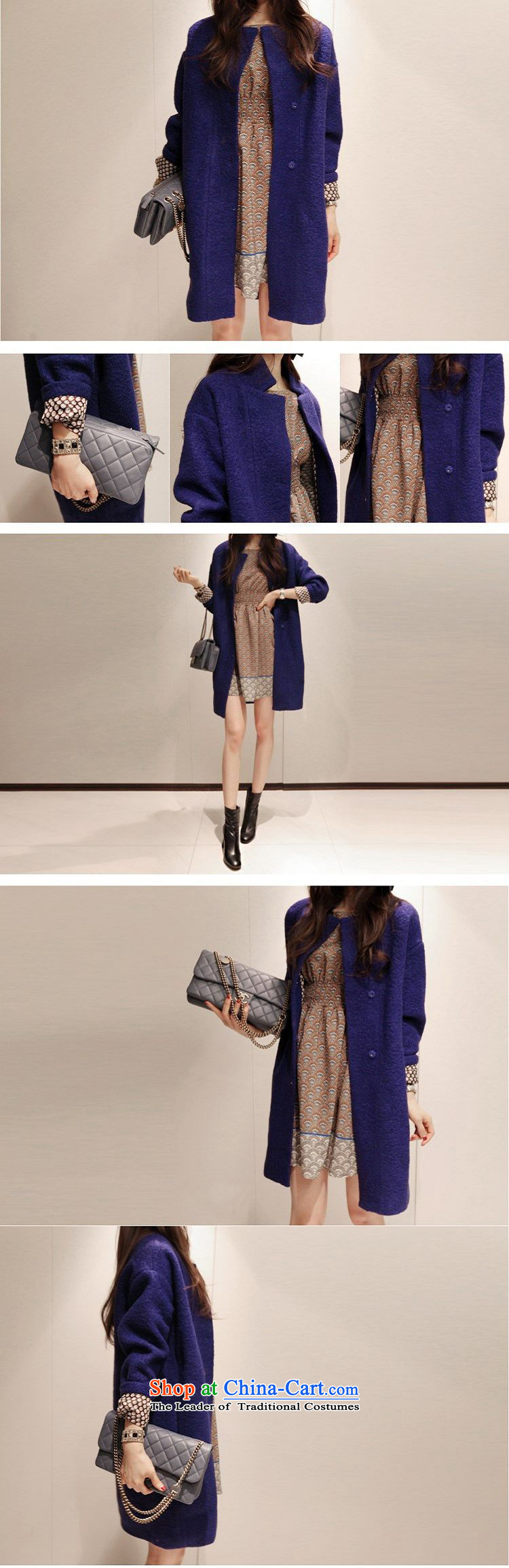 Also known 2015 autumn and winter female new Korean loose fit a wool coat female fashion, long dark jacket T9055 deduction of wool? S recommendations 85-105 purple catty picture, prices, brand platters! The elections are supplied in the national character of distribution, so action, buy now enjoy more preferential! As soon as possible.