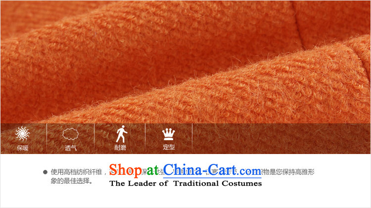 Korea has the Korean version of the Dag Hammarskjöld yi 2015 winter clothing new for women and a mock-neck stitching graphics thin coat JH3500 gross? restaurant red-orange L picture, prices, brand platters! The elections are supplied in the national character of distribution, so action, buy now enjoy more preferential! As soon as possible.