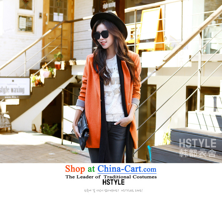 Korea has the Korean version of the Dag Hammarskjöld yi 2015 winter clothing new for women and a mock-neck stitching graphics thin coat JH3500 gross? restaurant red-orange L picture, prices, brand platters! The elections are supplied in the national character of distribution, so action, buy now enjoy more preferential! As soon as possible.