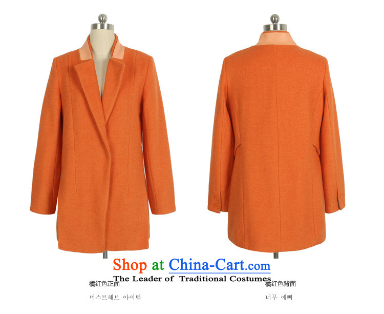 Korea has the Korean version of the Dag Hammarskjöld yi 2015 winter clothing new for women and a mock-neck stitching graphics thin coat JH3500 gross? restaurant red-orange L picture, prices, brand platters! The elections are supplied in the national character of distribution, so action, buy now enjoy more preferential! As soon as possible.