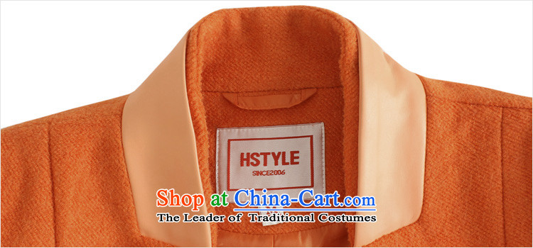 Korea has the Korean version of the Dag Hammarskjöld yi 2015 winter clothing new for women and a mock-neck stitching graphics thin coat JH3500 gross? restaurant red-orange L picture, prices, brand platters! The elections are supplied in the national character of distribution, so action, buy now enjoy more preferential! As soon as possible.