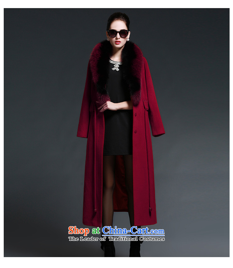 Mrs and cashmere overcoat female wool coat 2015 autumn and winter female new long hair for gross so fox black jacket XXL picture, prices, brand platters! The elections are supplied in the national character of distribution, so action, buy now enjoy more preferential! As soon as possible.
