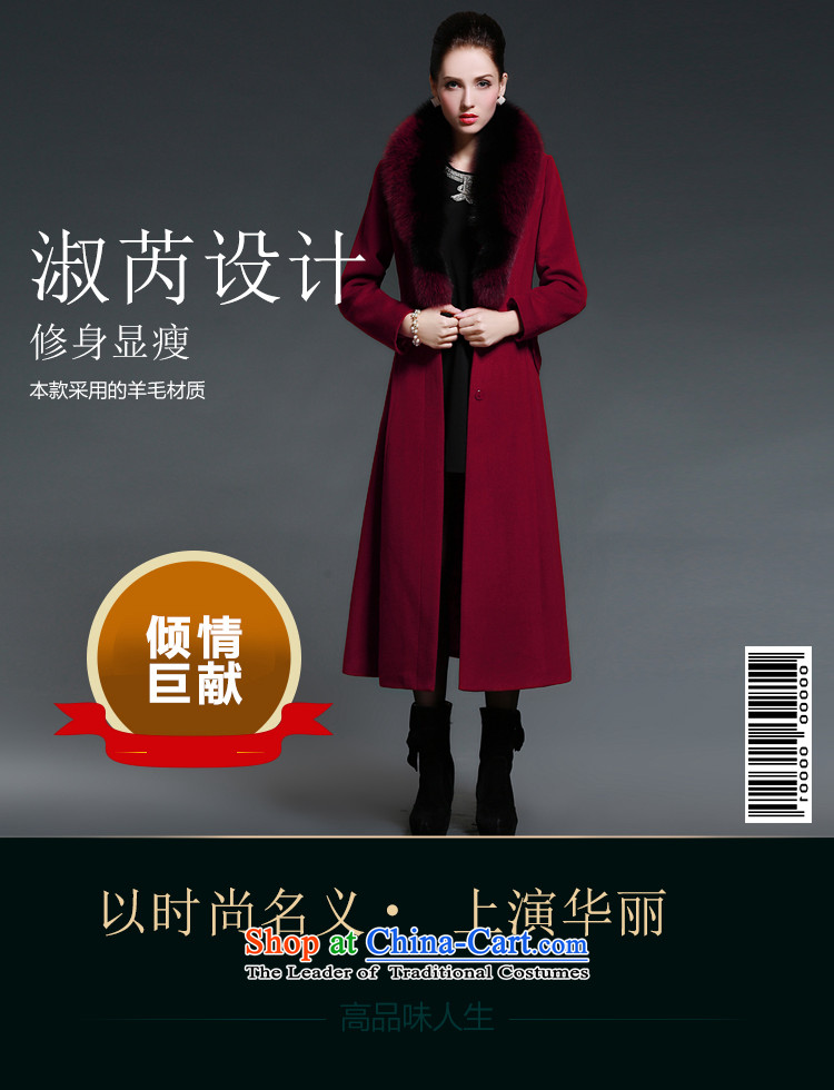 Mrs and cashmere overcoat female wool coat 2015 autumn and winter female new long hair for gross so fox black jacket XXL picture, prices, brand platters! The elections are supplied in the national character of distribution, so action, buy now enjoy more preferential! As soon as possible.