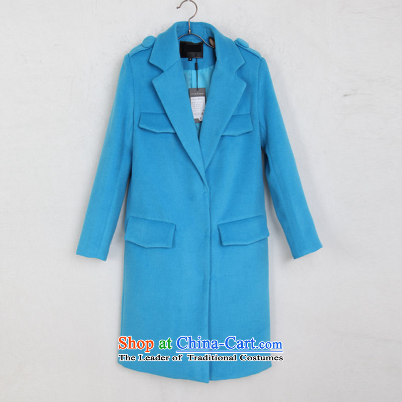 The European station 2015 autumn and winter new women's stars of the same long wool coat of high-end? big a wool coat female windbreaker better RED M size too big a code, such as statements (RUYAN) , , , shopping on the Internet