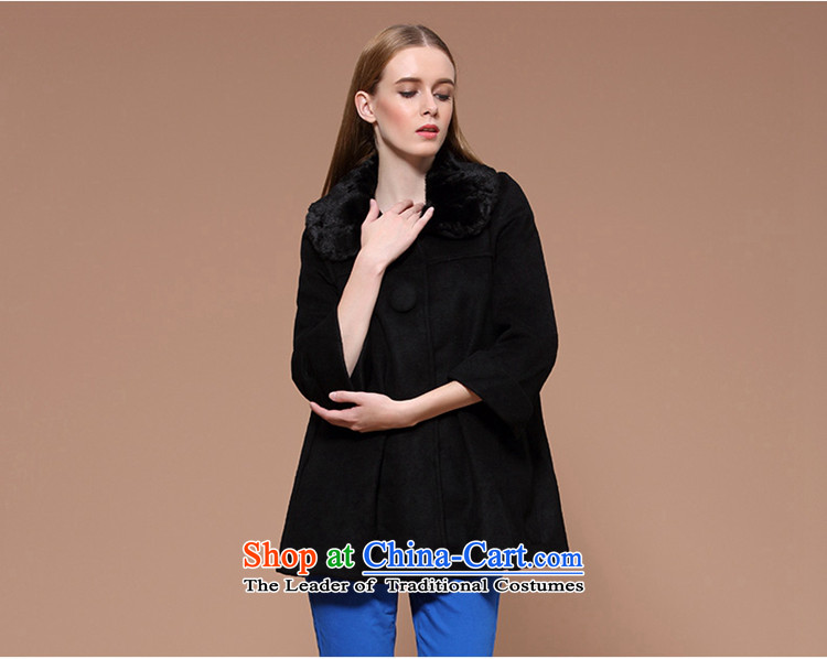 Seashell winter clothing new women's atmospheric minimalist in long hair for female black jacket coat? S picture, prices, brand platters! The elections are supplied in the national character of distribution, so action, buy now enjoy more preferential! As soon as possible.