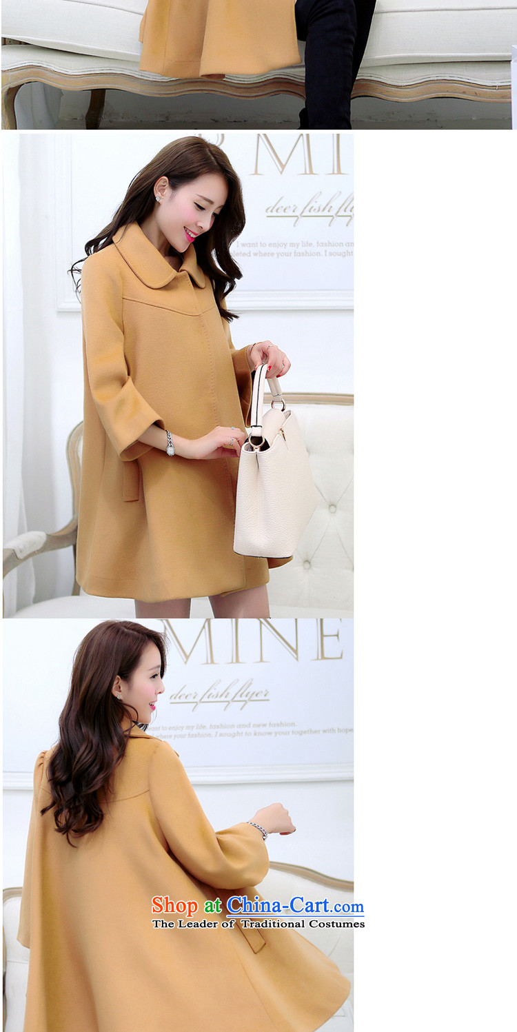 In accordance with the 2015 autumn and winter new Korean version of the video in Sau San thin long large a wool coat cloak jacket and color XXXL Y239 female picture, prices, brand platters! The elections are supplied in the national character of distribution, so action, buy now enjoy more preferential! As soon as possible.