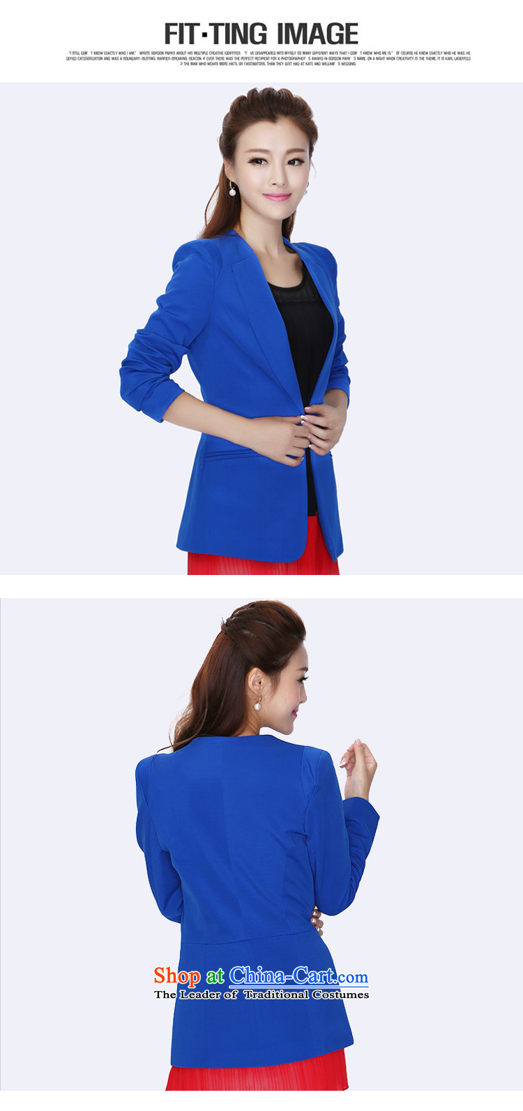 Maximum number of ladies thick mm2014 fall inside the new Korean version of Sau San video long-sleeve sweater thin small business suit suit 8733 Blue 6XL picture, prices, brand platters! The elections are supplied in the national character of distribution, so action, buy now enjoy more preferential! As soon as possible.