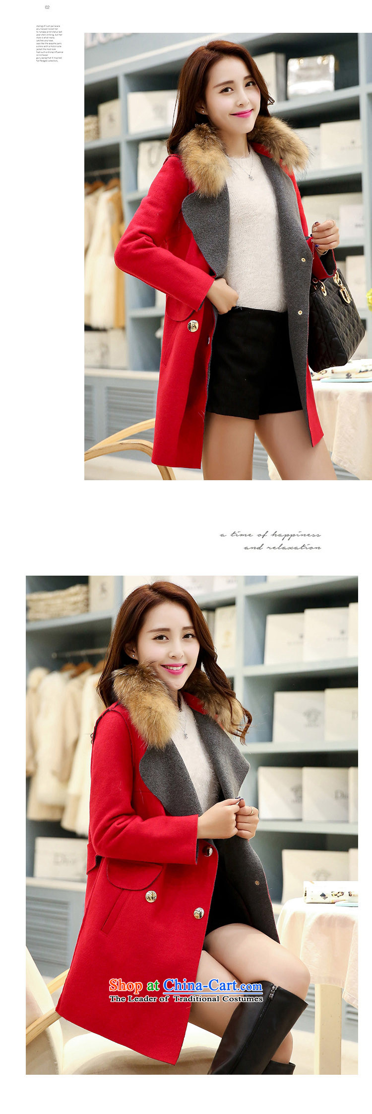 The rose to new 2015 autumn and winter coats that? Long Korean Women's Beauty at the beginning of the winter coats female YRMG9080 gross? RED M picture, prices, brand platters! The elections are supplied in the national character of distribution, so action, buy now enjoy more preferential! As soon as possible.