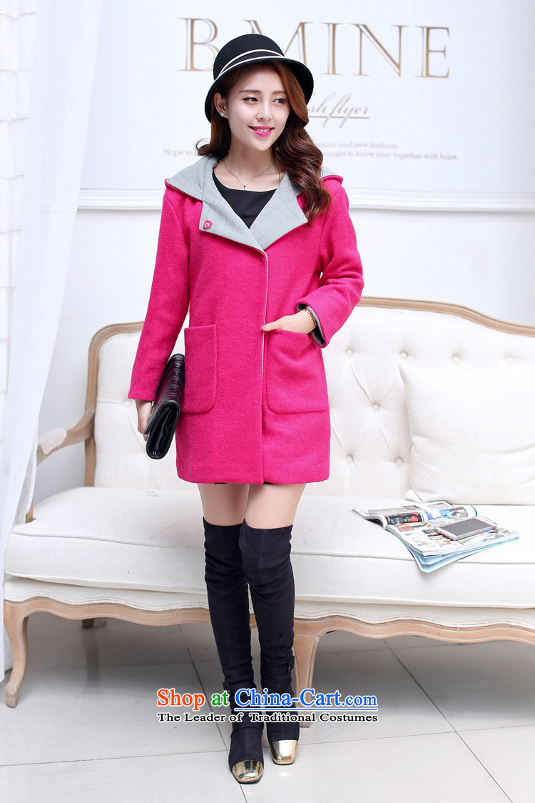 The Korean version of women MIYAMIYA autumn and winter new wool a wool coat girl in cap long Sau San gross jacket female pale blue? M (in kind shooting) Picture, prices, brand platters! The elections are supplied in the national character of distribution, so action, buy now enjoy more preferential! As soon as possible.