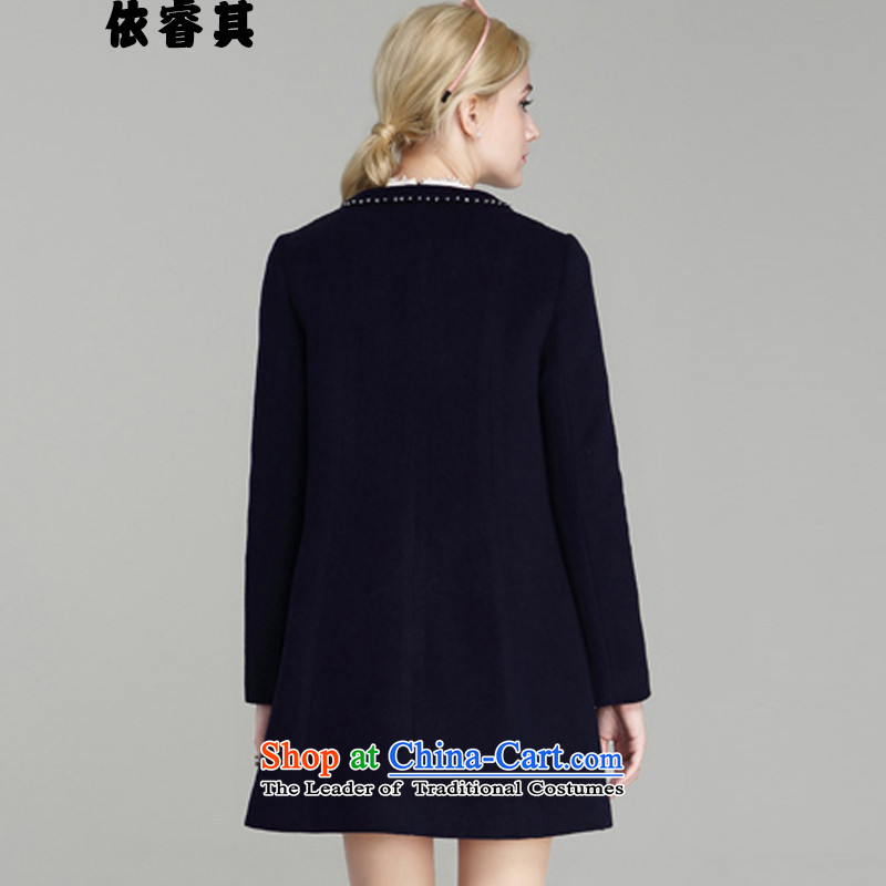 In accordance with the core of its 2015 autumn and winter new Korean version of Sau San? In gross coats of large a navy blue jacket 1886 M, in accordance with the core of its shopping on the Internet has been pressed.