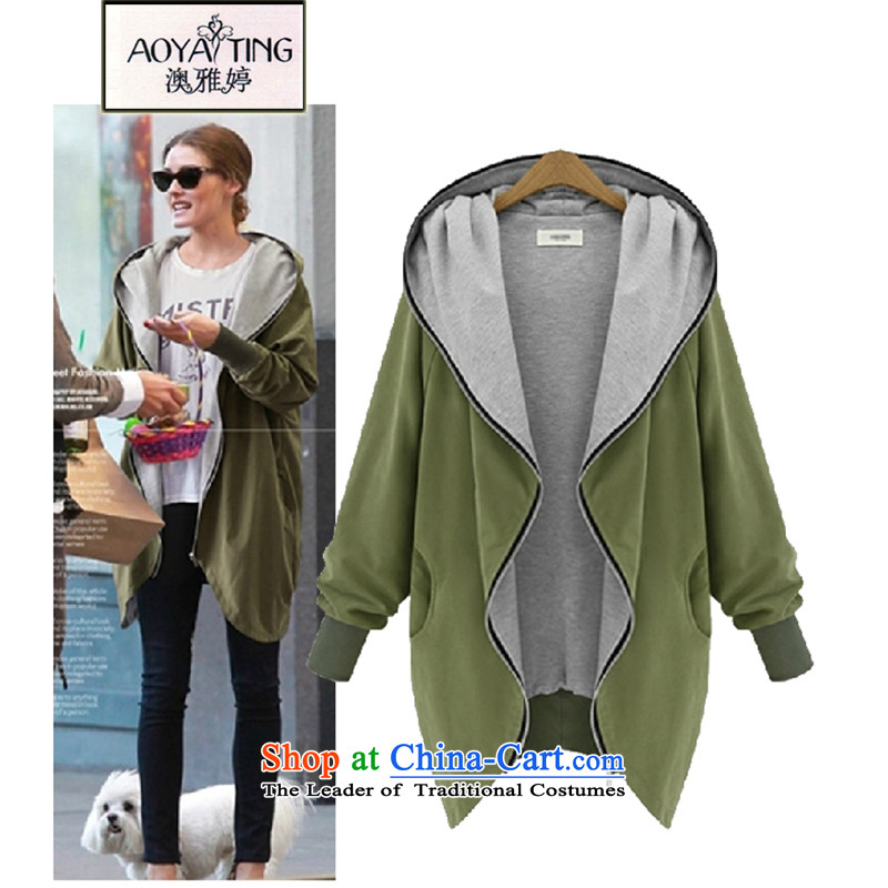 O Ya-ting 2015 spring and autumn, new sweater to xl female jackets with cap cardigan sweater girls A21 Black 5XL 175-200 recommends that you, O Jacob aoyating Ting () , , , shopping on the Internet