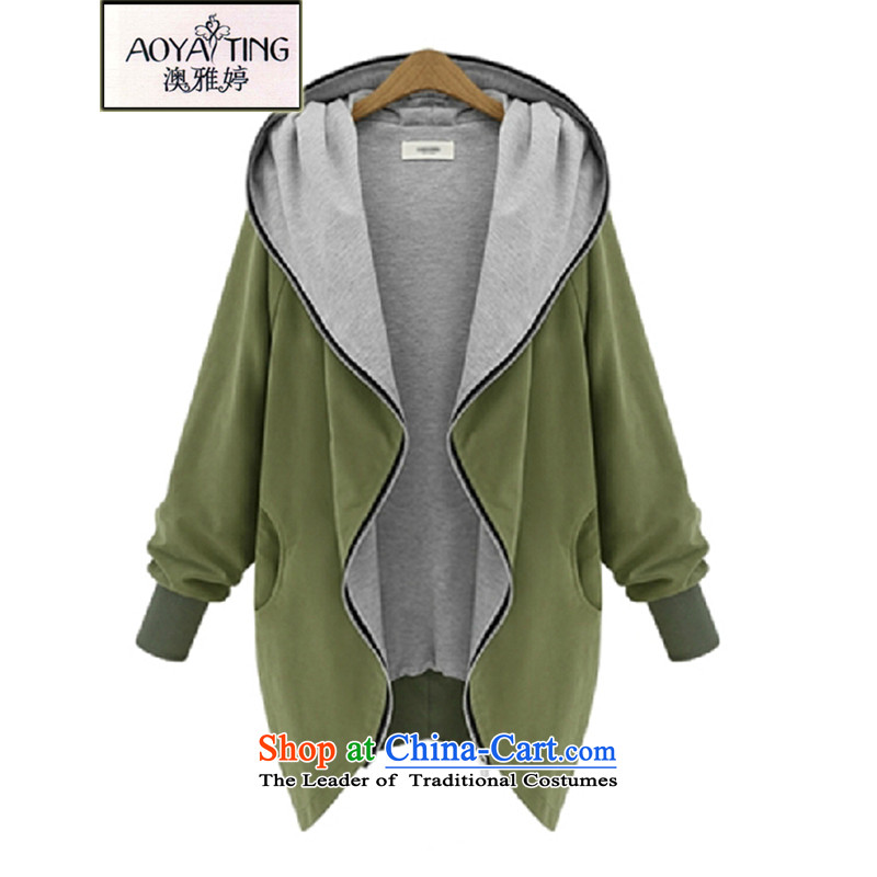 O Ya-ting 2015 spring and autumn, new sweater to xl female jackets with cap cardigan sweater girls A21 Black 5XL 175-200 recommends that you, O Jacob aoyating Ting () , , , shopping on the Internet