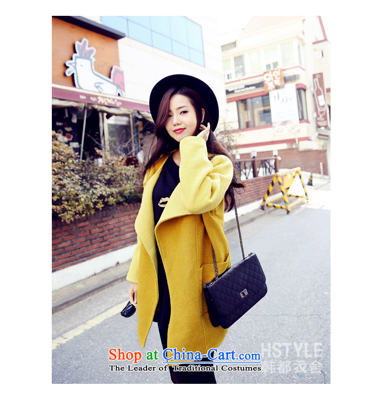 Korea has the Korean version of the Dag Hammarskjöld yi 2015 winter clothing new women's solid color stitching gross short)? GJ3408 jacket Tsat yellow L picture, prices, brand platters! The elections are supplied in the national character of distribution, so action, buy now enjoy more preferential! As soon as possible.