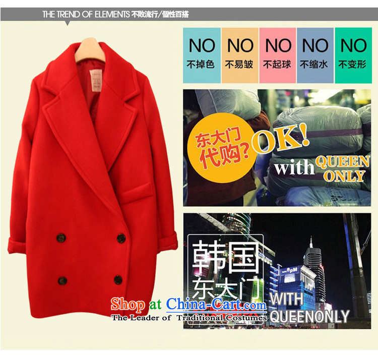 Yi YNL energy (Dongdaemun), and Korea won version of large numbers of ladies in long hair? jacket coat 2015 autumn and winter? the new coats red XL pictures?, prices, brand platters! The elections are supplied in the national character of distribution, so action, buy now enjoy more preferential! As soon as possible.