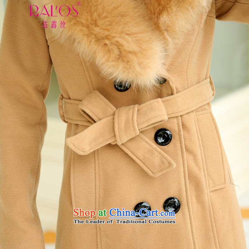 2015 winter clothes ralos New removable nagymaros collar Sau San butted long coats of female and color? 4XL, Sato Ruth (RALOS) , , , shopping on the Internet