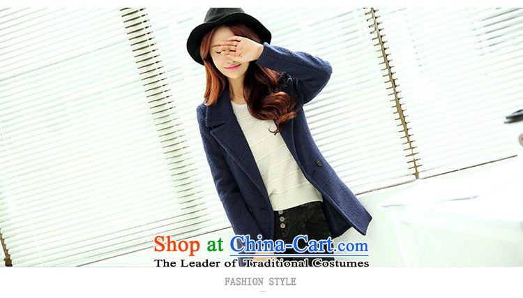 The Star Ni? female 2015 Autumn Coat new Korean version of double-thin hair so Sau San video jacket thick stylish a winter this white picture, prices, S brand platters! The elections are supplied in the national character of distribution, so action, buy now enjoy more preferential! As soon as possible.