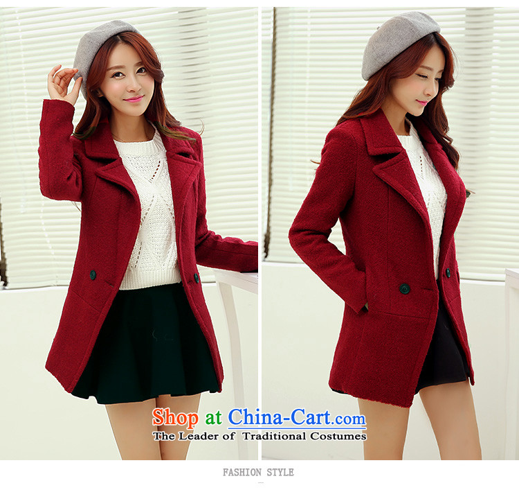 The Star Ni? female 2015 Autumn Coat new Korean version of double-thin hair so Sau San video jacket thick stylish a winter this white picture, prices, S brand platters! The elections are supplied in the national character of distribution, so action, buy now enjoy more preferential! As soon as possible.