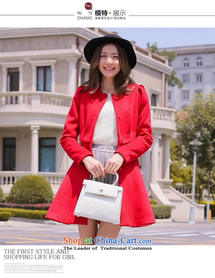 Ha-na 2014 autumn and winter new products Sau San Korean elegant coats jacket 244301100 gross? RED M picture, prices, brand platters! The elections are supplied in the national character of distribution, so action, buy now enjoy more preferential! As soon as possible.