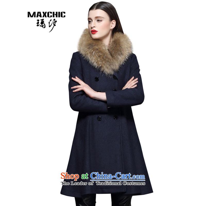 Marguerite Hsichih maxchic 2015 Ms. autumn and winter fruit for double-A swing wool coat nagymaros gross for information about 13532 Female blue coat , Princess (maxchic Hsichih shopping on the Internet has been pressed.)