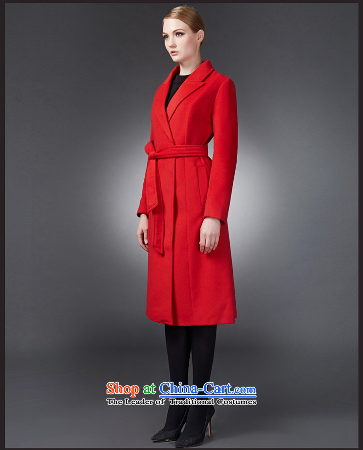 Marguerite Hsichih maxchic 2015 autumn and winter clothing Washable Wool Sweater Ms. Wai-wrapped with long hair? coats female Sau San 13672 Red M picture, prices, brand platters! The elections are supplied in the national character of distribution, so action, buy now enjoy more preferential! As soon as possible.