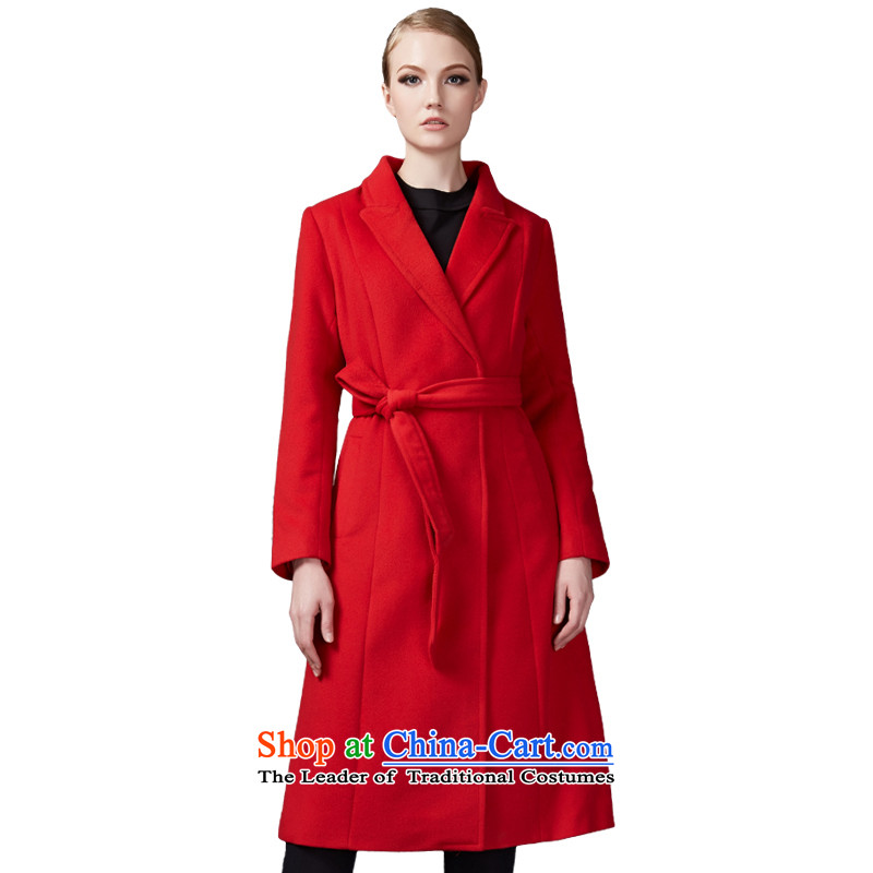 Marguerite Hsichih maxchic 2015 autumn and winter clothing Washable Wool Sweater Ms. Wai-wrapped with long hair? coats female Sau San 13672 Red M PRINCESS (maxchic Hsichih) , , , shopping on the Internet