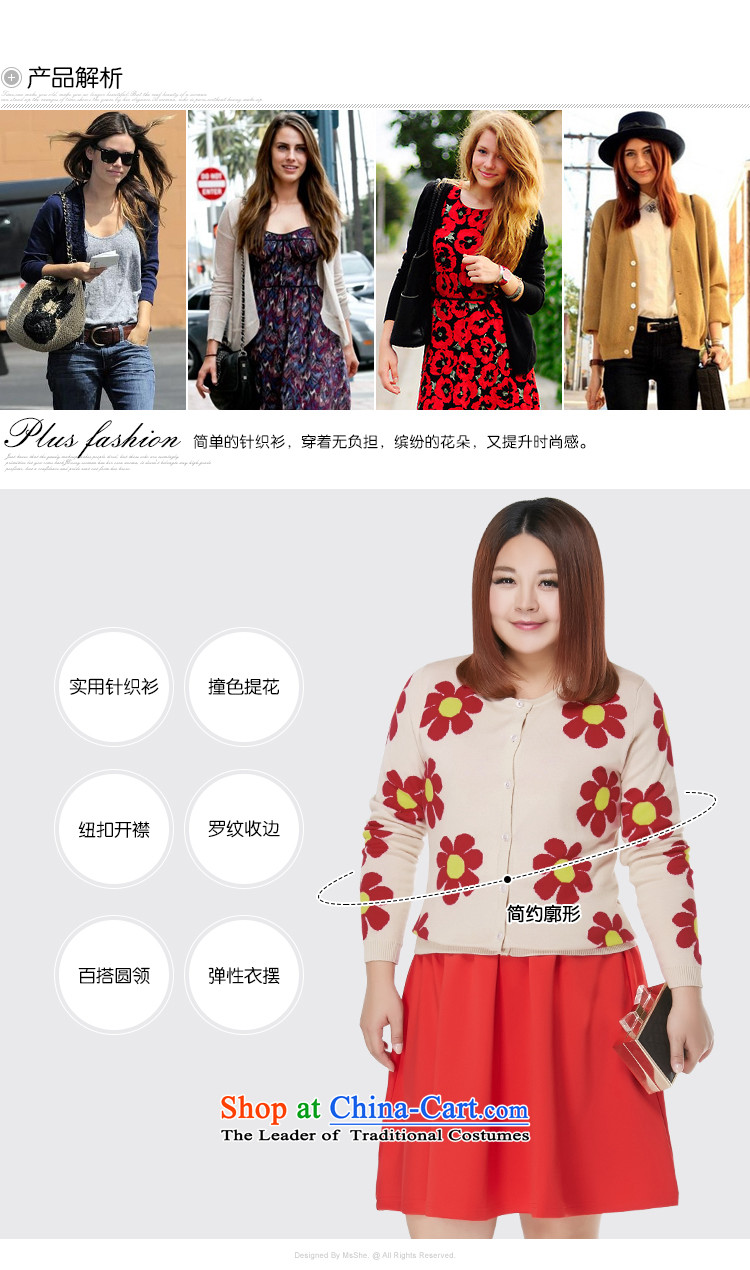 Msshe xl women 2015 Autumn new stylish color plane flowers knitting cardigan sweater coat 7889 Black on white flowers 2XL Photo, prices, brand platters! The elections are supplied in the national character of distribution, so action, buy now enjoy more preferential! As soon as possible.