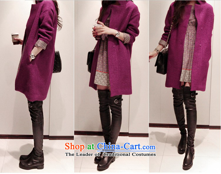 The world of Kam goddess of female Yue atmospheric loose larger aristocratic ladies in temperament long bold a wool coat gross jacket coat Bo? blue S picture, prices, brand platters! The elections are supplied in the national character of distribution, so action, buy now enjoy more preferential! As soon as possible.