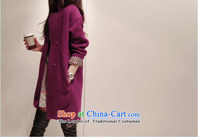 The world of Kam goddess of female Yue atmospheric loose larger aristocratic ladies in temperament long bold a wool coat gross jacket coat Bo? blue S picture, prices, brand platters! The elections are supplied in the national character of distribution, so action, buy now enjoy more preferential! As soon as possible.