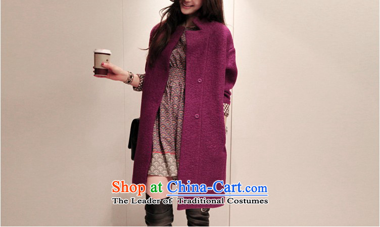 The world of Kam goddess of female Yue atmospheric loose larger aristocratic ladies in temperament long bold a wool coat gross jacket coat Bo? blue S picture, prices, brand platters! The elections are supplied in the national character of distribution, so action, buy now enjoy more preferential! As soon as possible.
