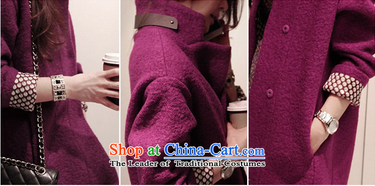 The world of Kam goddess of female Yue atmospheric loose larger aristocratic ladies in temperament long bold a wool coat gross jacket coat Bo? blue S picture, prices, brand platters! The elections are supplied in the national character of distribution, so action, buy now enjoy more preferential! As soon as possible.