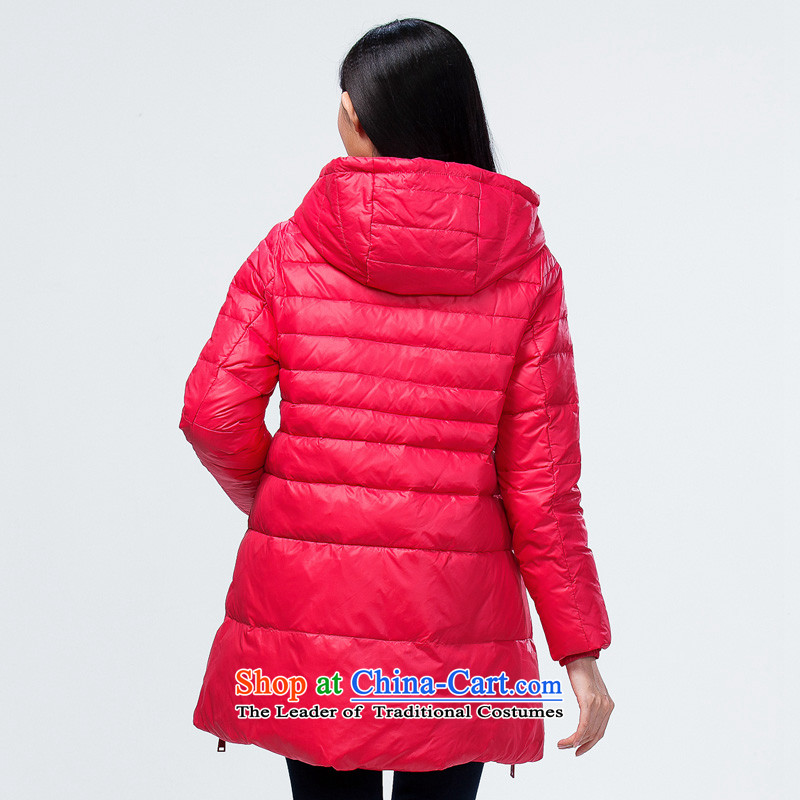 The representative of the 2014 autumn and winter water larger female new Korean edition thickness of girls down long S14DQ4070 YIN HONG XXL, Sau San by water (SHUIMIAO) , , , shopping on the Internet