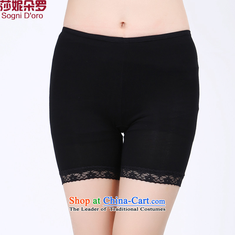 200 catties larger women wear trousers thick sister summer to increase the number of female persons ladies pants thick graphics thin-go-trousers-66663XL black