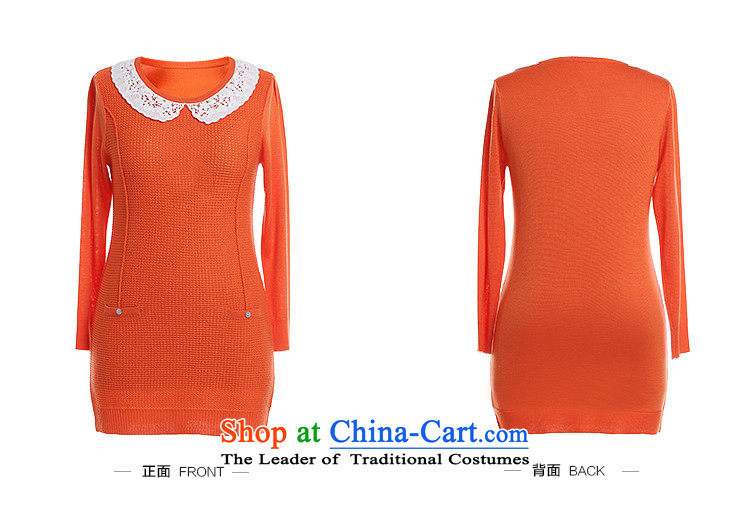 The former Yugoslavia Li Sau 2014 autumn and winter new larger female lace dolls, forming the basis for the Netherlands in long knitted sweaters Q5922 ORANGE 3XL picture, prices, brand platters! The elections are supplied in the national character of distribution, so action, buy now enjoy more preferential! As soon as possible.