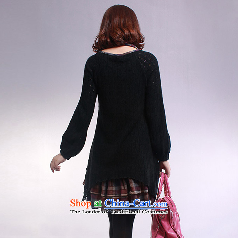 The staff of the Advisory Committee of the spring and autumn 2015 to replace the new xl women in mm thick solid long long knitting sweater yi XXL( black skirt 150-160), recommendations of the Advisory Committee of the dream of (mmys) , , , shopping on the
