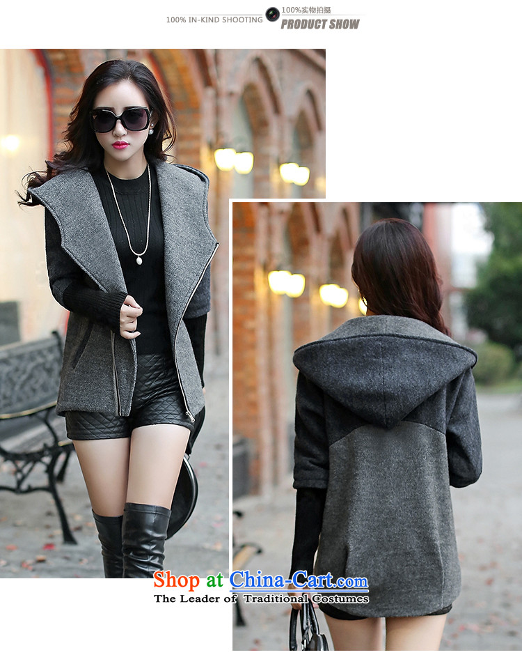 According to the 2014 days Ji-mi autumn new product version won with cap color plane stylish gross jacket female short of what a wool coat 1020 gray M picture, prices, brand platters! The elections are supplied in the national character of distribution, so action, buy now enjoy more preferential! As soon as possible.