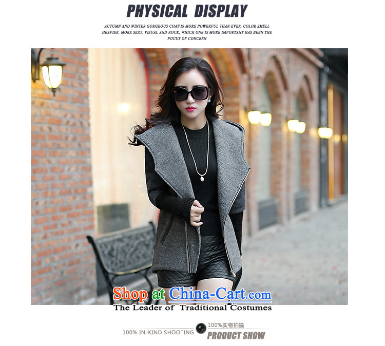 According to the 2014 days Ji-mi autumn new product version won with cap color plane stylish gross jacket female short of what a wool coat 1020 gray M picture, prices, brand platters! The elections are supplied in the national character of distribution, so action, buy now enjoy more preferential! As soon as possible.