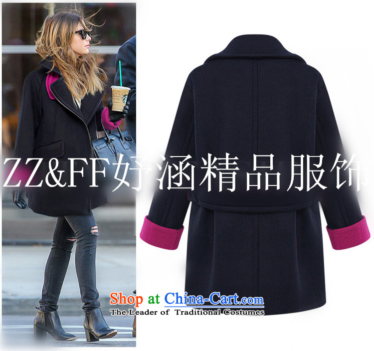 To increase the number Zz&ff female thick mm2015 autumn new)? butted long coats gross? female navy XXXL picture, prices, brand platters! The elections are supplied in the national character of distribution, so action, buy now enjoy more preferential! As soon as possible.