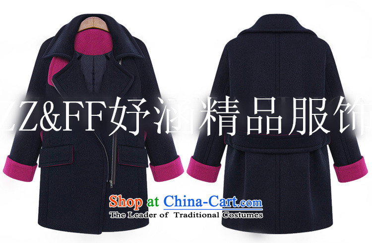  To increase the number Zz&ff female thick mm2015 autumn new)? butted long coats gross? female navy XXXL picture, prices, brand platters! The elections are supplied in the national character of distribution, so action, buy now enjoy more preferential! As soon as possible.
